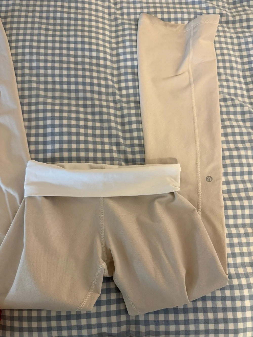 Lululemon Light Beige High-Rise Leggings